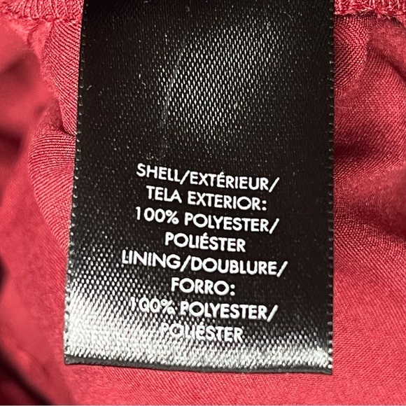 Ann Taylor Womens Embroidered Lace Overlay Skirt Size 4P Petite Dark Red NEW - Picture 11 of 13